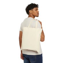 Load image into Gallery viewer, The Mid-South Maze Blue Polka Dotted Corn Cotton Canvas Tote Bag