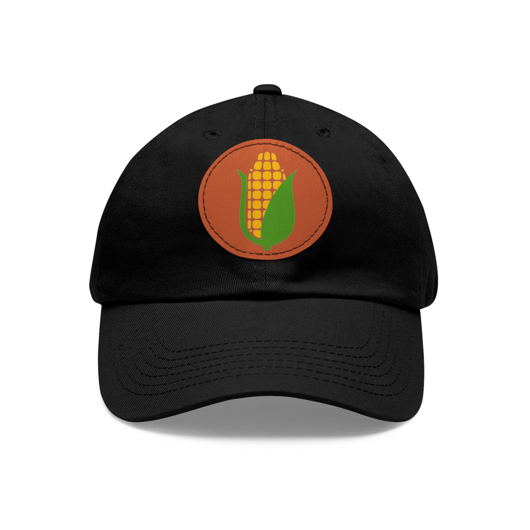 The Mid-South Maze Dad Hat with Leather Patch (Round)