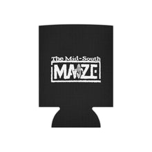 Load image into Gallery viewer, Can Cooler — Astronaut on Corn Design | The Mid-South Maze Logo
