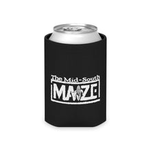 Load image into Gallery viewer, Can Cooler — Astronaut on Corn Design | The Mid-South Maze Logo
